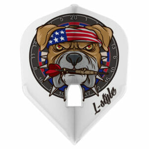 Big Dog Dart Flight White