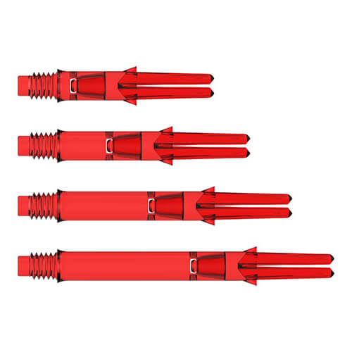 L-Style L-Shaft Straight Clear Shaft Red
