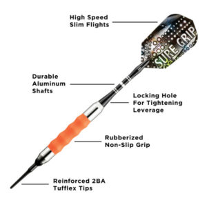 Sure Grip Soft Tip Dart Orange