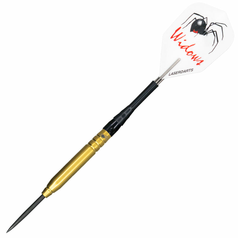 Laserdart Black Widow Steel Tip Dart Yellow