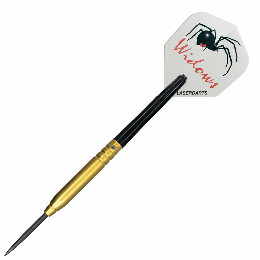 Laserdart Black Widow Steel Tip Dart Yellow