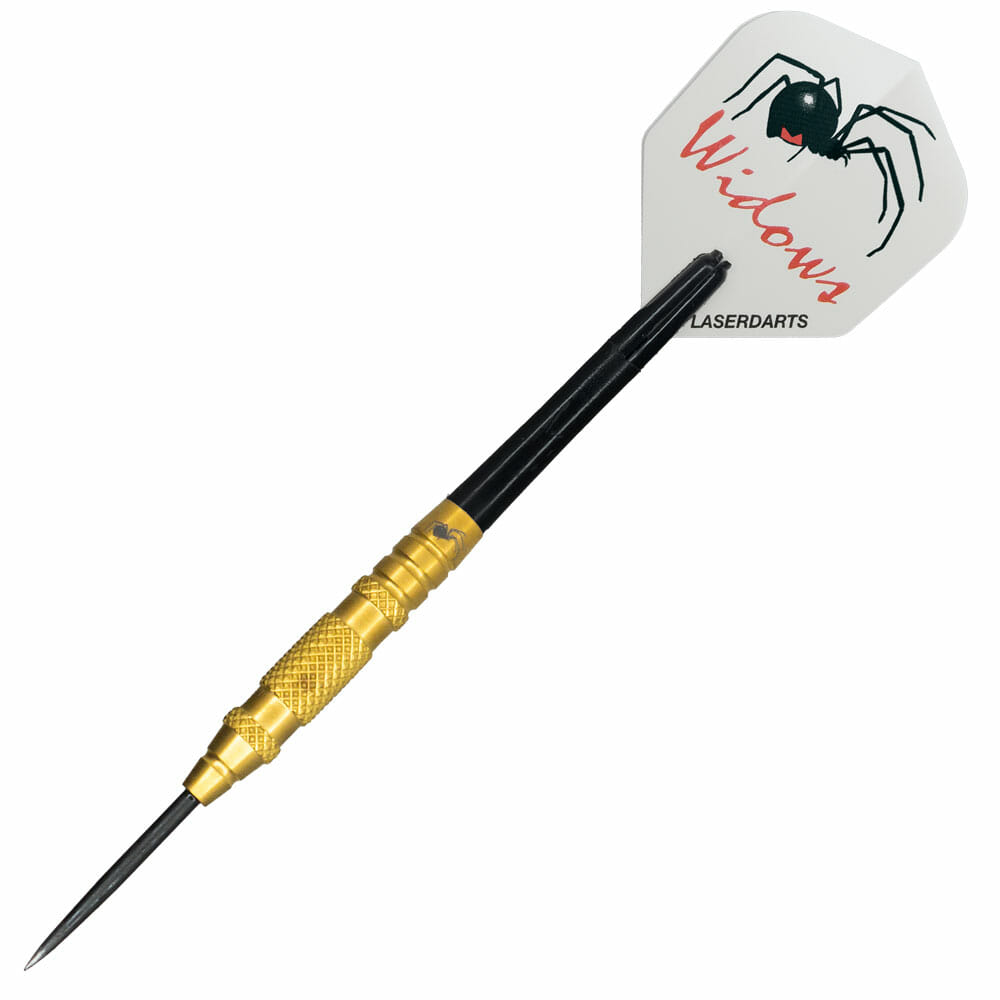 Laserdart Black Widow Steel Tip Dart Yellow 2