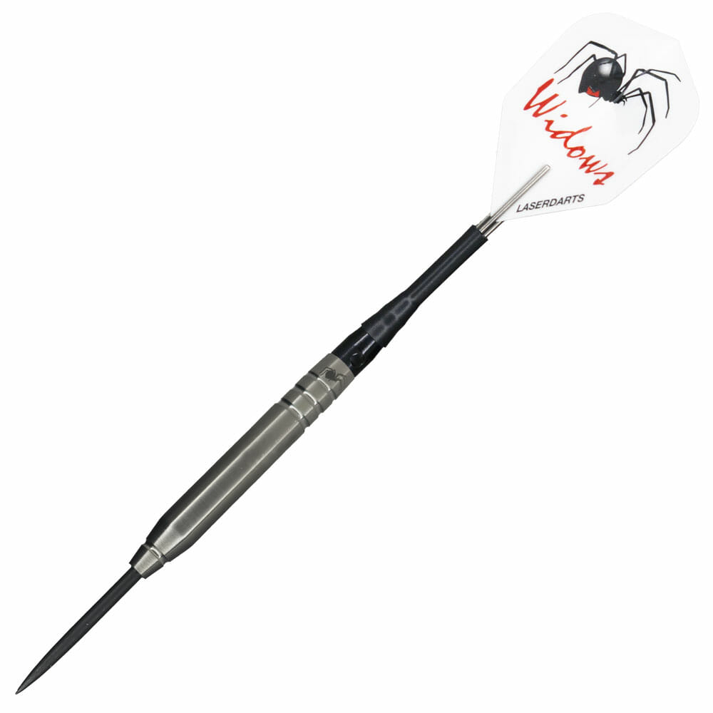 Laserdart Black Widow Steel Tip Dart Silver