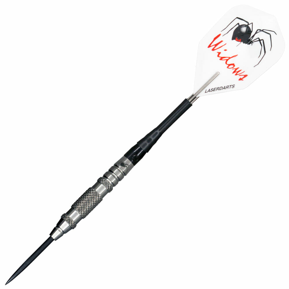 Laserdart Black Widow Steel Tip Dart Silver 2
