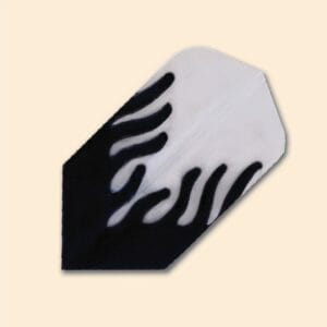 Black Flame with White Slim Flight