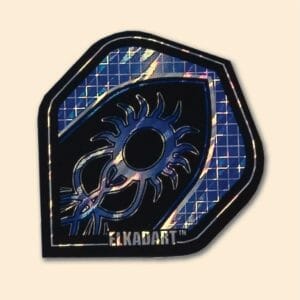 Elkadart Blue Design on Black Standard Flight