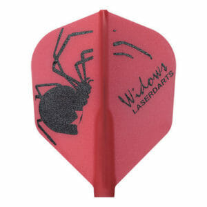 Laserdarts Widows Flight Red