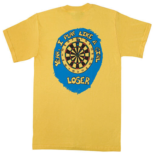 T-SHIRT HORIZON *PLAY LIKE A GIRL* (YELLOW)