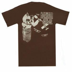 T-SHIRT HORIZON *KING KONG DARTER* (BROWN)