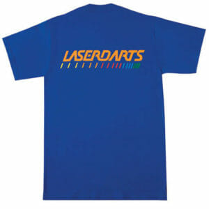 T-SHIRT LASERDARTS LOGO (BLUE)