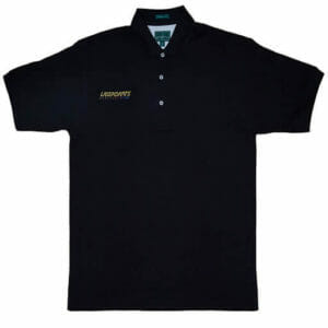 POLO SHIRT "LASERDARTS LOGO" (BLACK)