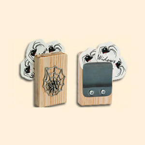 Wood Case "Spider Web" Dart Holder