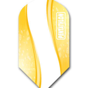 Pentathlon Yellow and White Wave Slim Flight