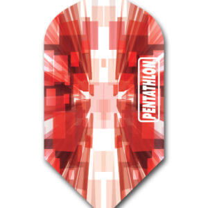 Pentathlon Red and White Matrix Slim Flight