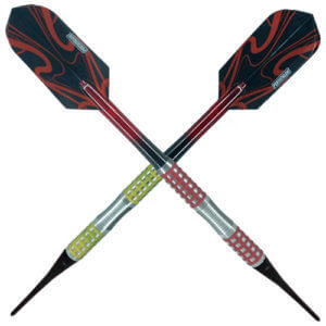Disco Fever Soft Tip Dart Red + Red and Yellow