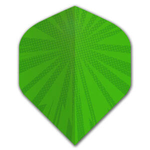 Hard Poly Starburst Green Flight