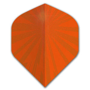 Hard Poly Starburst Orange Flight