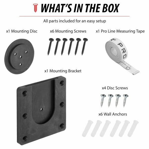 Viper Quickfit Dartboard Bracket What's Inside
