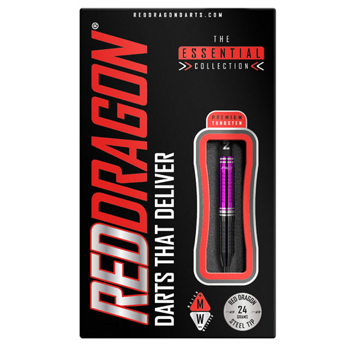 Red Dragon Razor Edge ZX1 Purple Steel Tip Dart Box