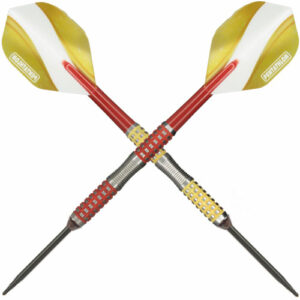 Disco Fever Steel Tip Dart Red and Yellow