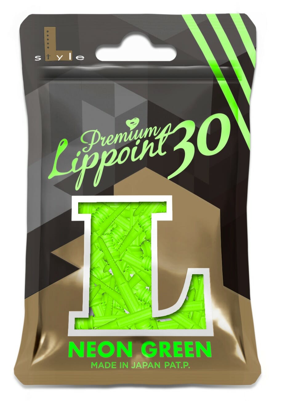 L-Style Lippoint Soft Tip Points Green - 30