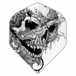 Painted Skull Dart Flight
