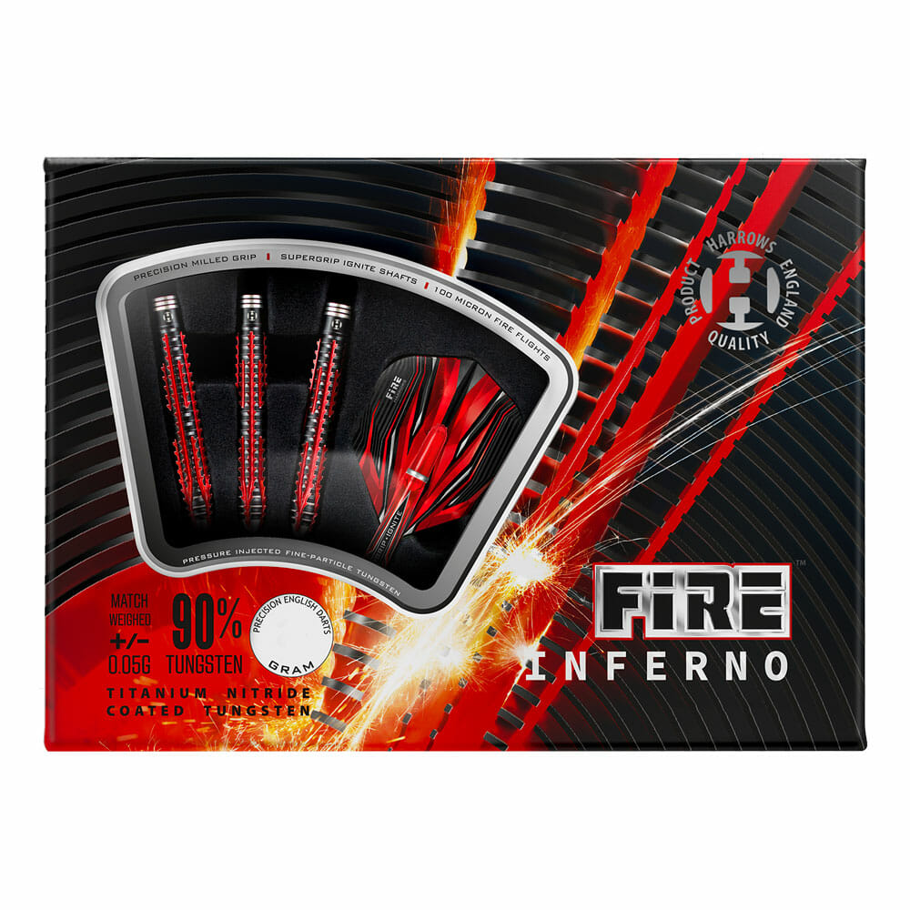 Harrows Fire Inferno Soft Tip Dart Trio