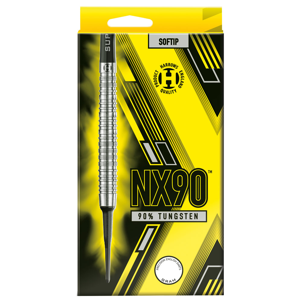 Harrows NX90 Soft Tip Dart Yellow Trio