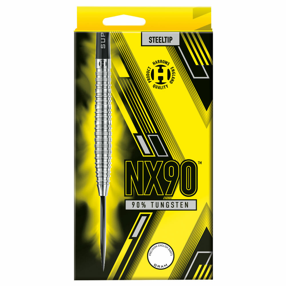 Harrows NX90 Steel Tip Dart Yellow Trio