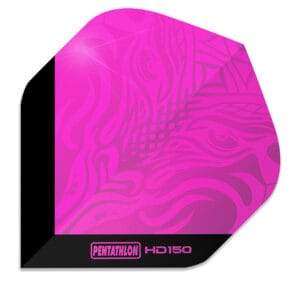 Dragon hologram - Pink dragon - black flight background