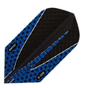 Dimplex royal blue slim v line and hex.