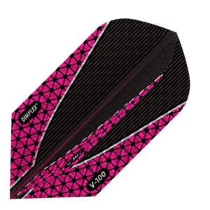 dimplex slim - pink with v line and hex pattern