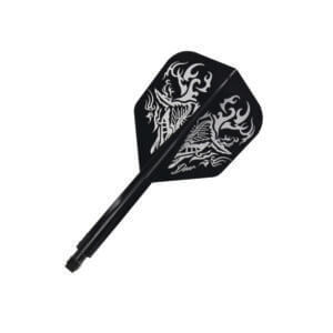 Tribal Deer - Black/Silver