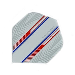 red and blue std 100 micron feather sides