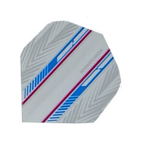 Sky blue and Pink feather flight 100 micron