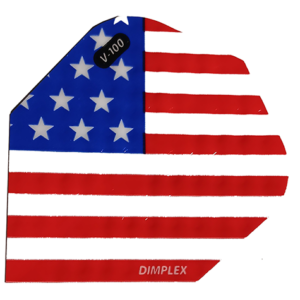 Standard Dimpled Dimplex USA Flag Dart Flight