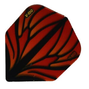 Orange and Black 100 Micron Standard Shape Flight