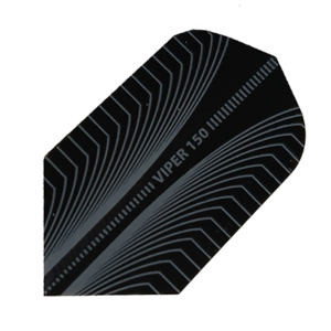 Viper black and silver slim flight_150 Micron